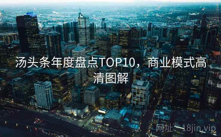 汤头条年度盘点TOP10，商业模式高清图解